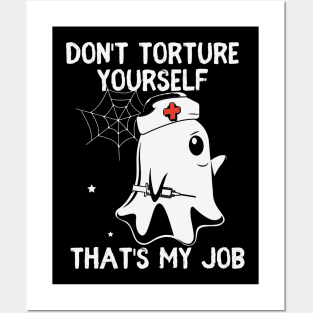 Scary Nurse Ghost Posters and Art